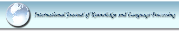 International Journal of Knowledge and Language Processing